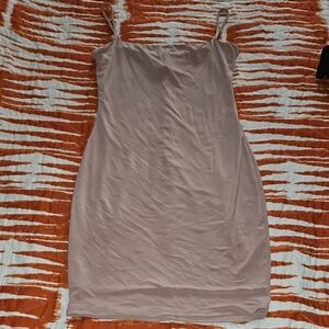 Elegant Mauve Slip Dress